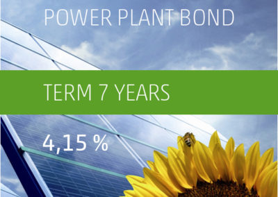 The PV-Invest Power Plant Bond a) 4,15% p.a. 2019-2026